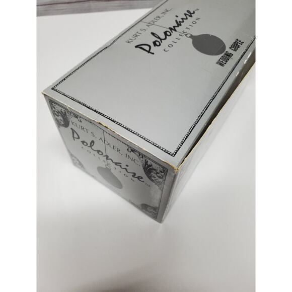 Kurt Adler Polonaise Komozja Wedding Couple Bride & Groom Glass Ornament w/Box - Picture 12 of 14